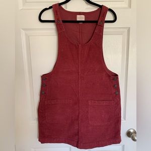 Maroon American Eagle Corduroy Dress